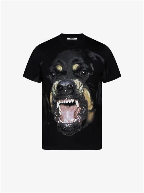 givenchy rottweiler shirt white|givenchy crew neck rottweiler.